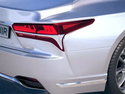 Lexus LS500h 2019  3D model