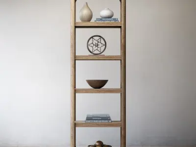RH Martens narrow shelving 3D model