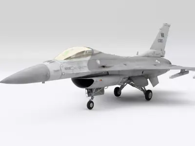 F-16 Fighting Falcon Low-poly 3D model buy