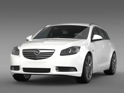 Opel Insignia BiTurbo Sports Tourer 2013 3D model