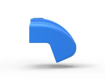 Tail tank of 600 Micro sprint car Scale 1 to 25 3D print model