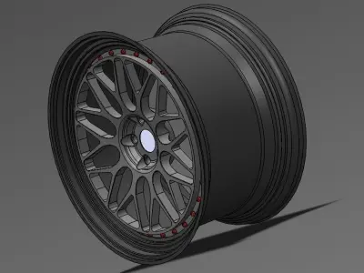 HRE300 Wheels 3D model