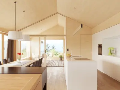 Whitewood veneer texture 3D model