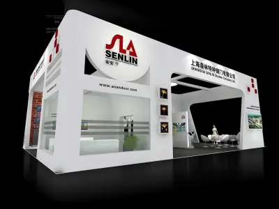 Exhibition - Area -10X14-3DMAX2009-02 3D model