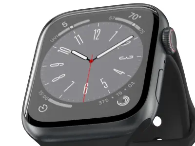  Apple Watch Series 8 Black 3D model