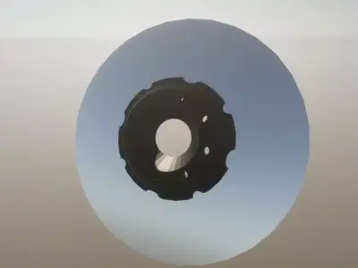 Brake Discs for Sport Cars Low-poly 3D model