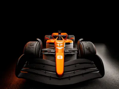 F1 3D model Low-poly 3D model