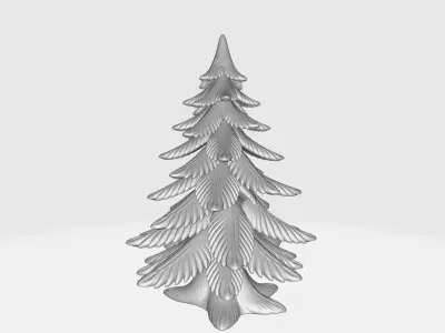 Christmas Tree Festive Evergreen Decor for Holiday Display 3D print model