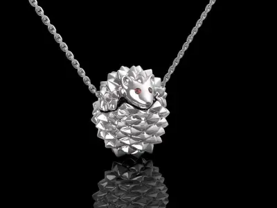 Hedgehog pendant  3D print model