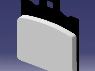 Vespa Brake pad 3D print model