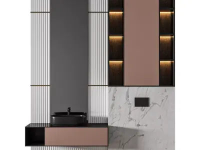 Luxury Bathroom 208 3D model