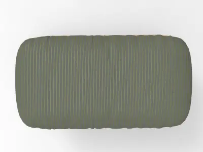 Mel Pouf Low-poly 3D model