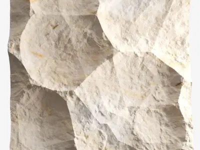 417-RockPanel sandstone wall art 3D model