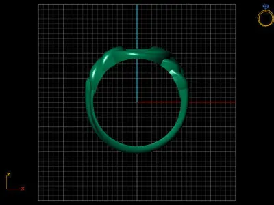 Fancy Womens Rings Plain Rings Ready STL 3DM Models Rings 3D print model 41
