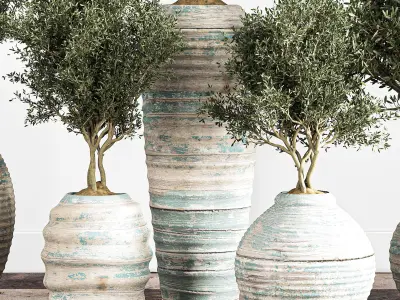 indoor plant stant 44 3D model