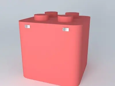 Chest / LEGO box Free 3D model