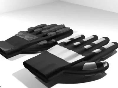 Sport Gloves - Motorcycles 3D model