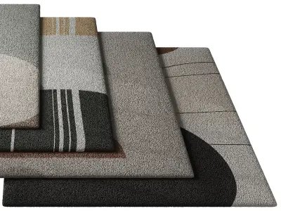 Rug Set 10 3D model