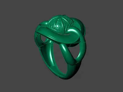 Plain Ring Women Ready STL 3DM Models Womens Rings 3D models 3D print model 39