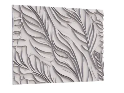 decor set wall panel wall relief mural CNC 39 3D model