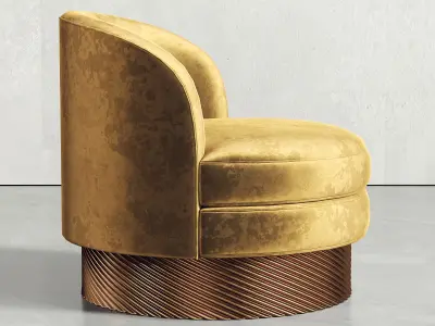 Club sofa chair 107 3D model