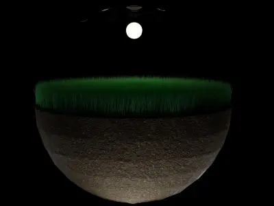 glass ball Low-poly 3D model purchase