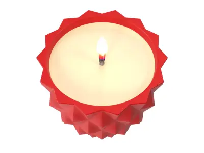 candle Low-poly 3D model