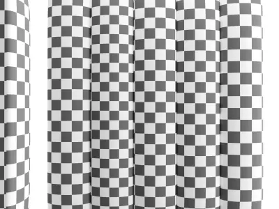Wall soft panel 01 3D model