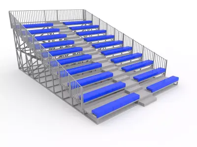 Bleachers 58 3D model