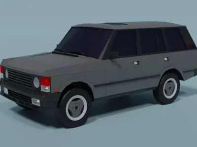 Range Rover Classic Low-poly 3D model