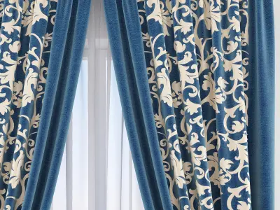 Set 57 Curtains 3D model