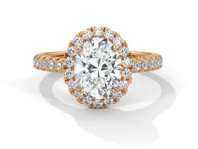 solitaire ring with detail images and 360 render videos 31 3D print model
