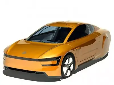 Volkswagen XL1 1 liter Hybrid 3D model