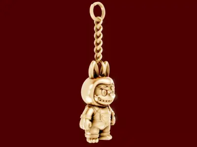 Labubu Key Holder 3D print model