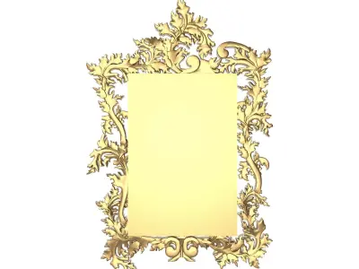 Carved Picture Frame 3D model 35