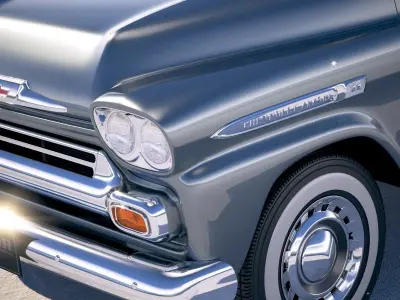 Chevrolet 3100 Apache Pickup CG 1958 3D model