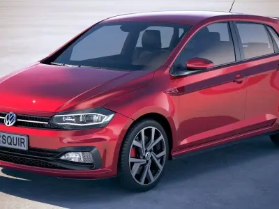 Volkswagen Polo GTI 2018 3D model