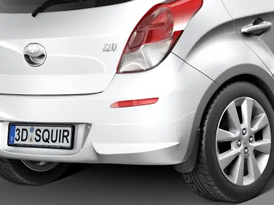 Hyundai I20 5-door 2013 3D model