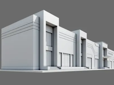 Auto Service ID030 3D model