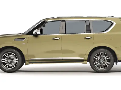Nissan Patrol V8 Platinum 2021 3D model