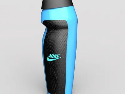 water bottle Low-poly 3D model