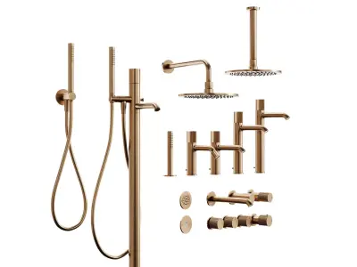 Habito bathroom faucets 3D model