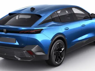 Peugeot 408 2023 3D model