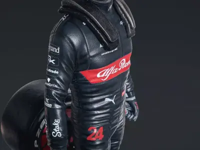 Zhou Guanyu 1-4 Scale Statue 3D print model