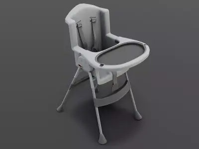 Baby Chair 3D Model Low-poly 3D model