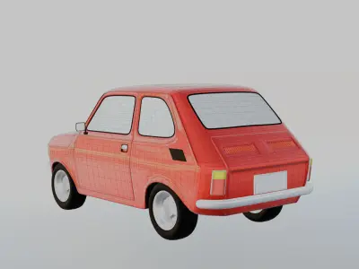 FIAT 126  3D model