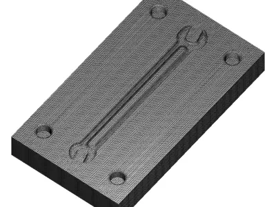 Chocolate Mold Mechanical Spanner 3D print model