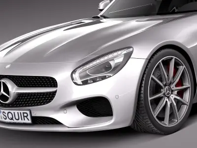 Mercedes-Benz AMG GT 2016 3D model