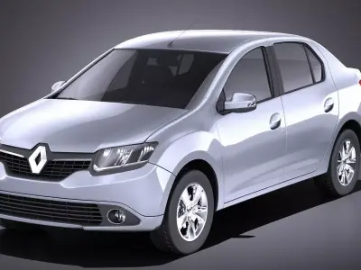 Renault Symbol 2015 VRAY 3D model