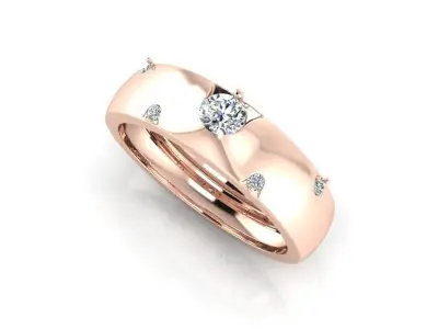 Diamond Jewelry Ring 3D print model